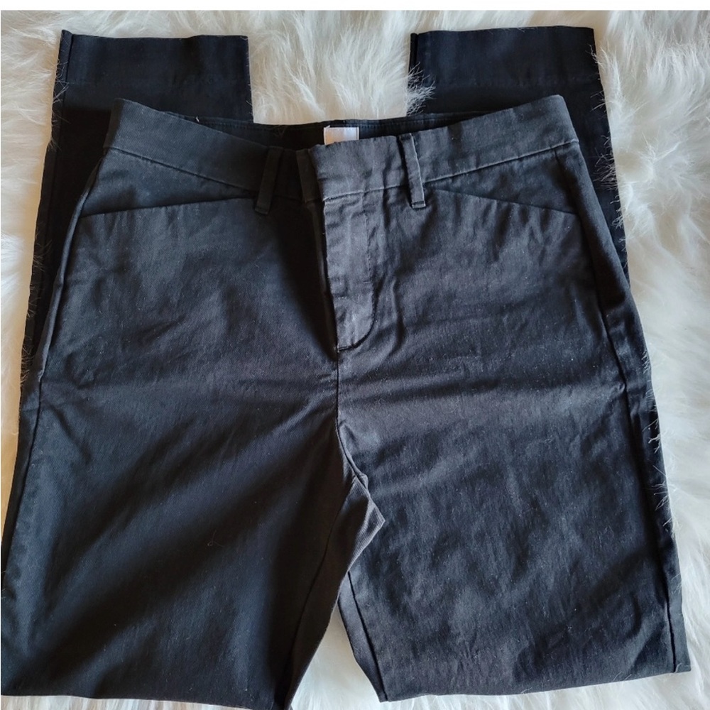 GAP Black Signature Skinny Ankle Khaki Pants Size 4